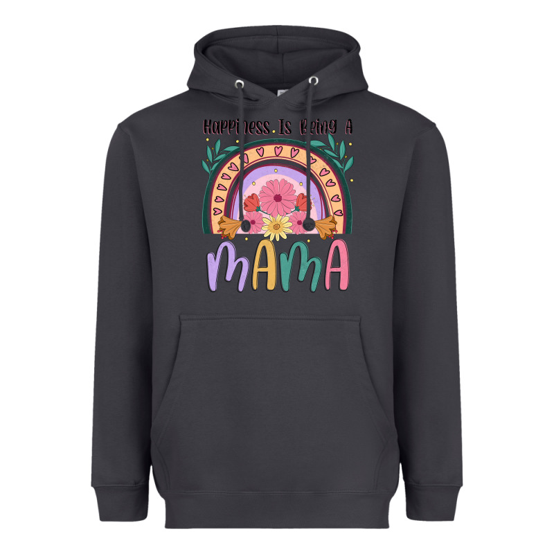 Happiness Is Being A Mama Heavyweight Hoodie by JahusDesignShop | Teevron