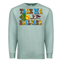 Seafoam take me to the ballpark softball Premium Sweatshirt - AdoDesignShop