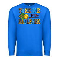True Royal take me to the ballpark softball Premium Sweatshirt - AdoDesignShop