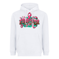 White survivor Heavyweight Hoodie - AdoDesignShop