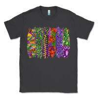 Smoke mardi gras brush strokes king cake and craw fish Classic Tee - RanaPortraitStore