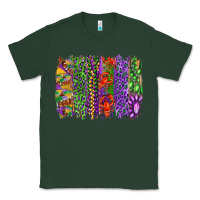 Sports Green mardi gras brush strokes king cake and craw fish Classic Tee - RanaPortraitStore