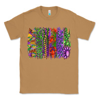 Toasted Coconut mardi gras brush strokes king cake and craw fish Classic Tee - RanaPortraitStore