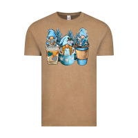 Vintage Coffee winter coffee gnome Vintage Tee - BarkalooDesign