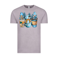 Vintage Zinc winter coffee gnome Vintage Tee - BarkalooDesign