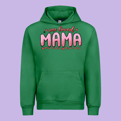 One Loved Mama Urban Hoodie Designed By Maliassmallbusiness
