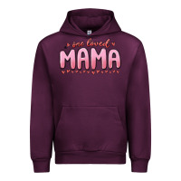 Mauve Wine one loved mama Urban Hoodie - MaliasSmallBusiness