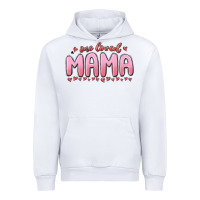 White one loved mama Urban Hoodie - MaliasSmallBusiness