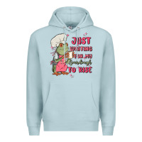 Blue Mist waiting for my sourdough to rise Premium Hoodie - MaliasSmallBusiness