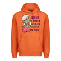 Carrot waiting for my sourdough to rise Premium Hoodie - MaliasSmallBusiness