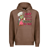 Chestnut waiting for my sourdough to rise Premium Hoodie - MaliasSmallBusiness