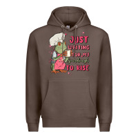 Coffee waiting for my sourdough to rise Premium Hoodie - MaliasSmallBusiness