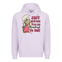 Lilac waiting for my sourdough to rise Premium Hoodie - MaliasSmallBusiness