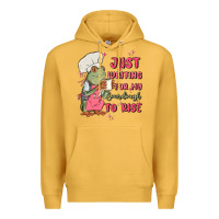 Mustard waiting for my sourdough to rise Premium Hoodie - MaliasSmallBusiness