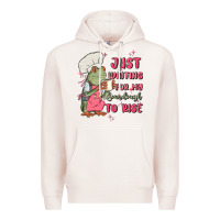 Pale Pink waiting for my sourdough to rise Premium Hoodie - MaliasSmallBusiness