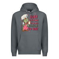 Rock waiting for my sourdough to rise Premium Hoodie - MaliasSmallBusiness