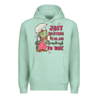 Seafoam waiting for my sourdough to rise Premium Hoodie - MaliasSmallBusiness