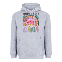 Heather Grey happiness is being a nana Heavyweight Hoodie - JahusDesignShop