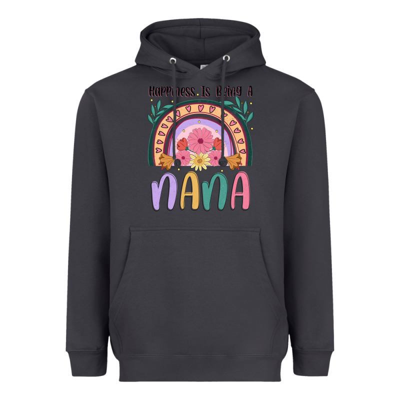 Happiness Is Being A Nana Heavyweight Hoodie by JahusDesignShop | Teevron