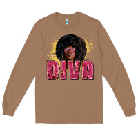 Toasted Coconut diva Long Sleeve Tee - Zillion Design Studio