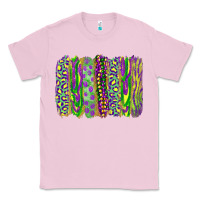 Bubblegum Pink mardi gras brush stroke Classic Tee - RanaPortraitStore
