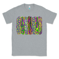 Heather Grey mardi gras brush stroke Classic Tee - RanaPortraitStore