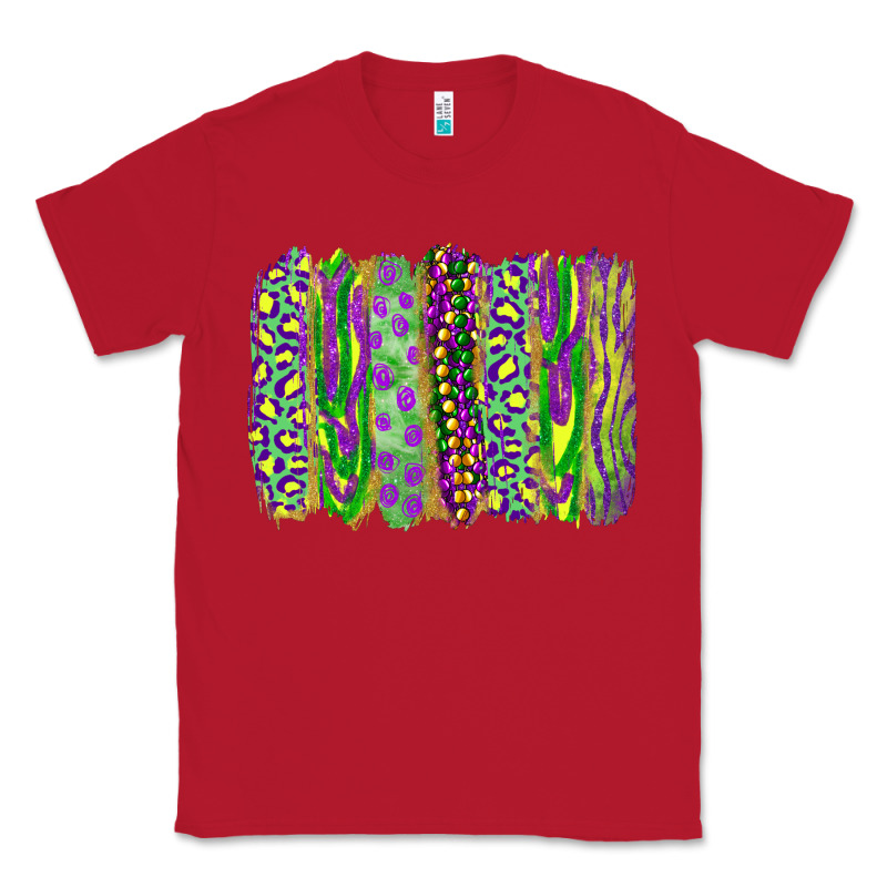 Mardi Gras Brush Stroke Classic Tee by RanaPortraitStore | Teevron