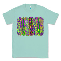 Seafoam mardi gras brush stroke Classic Tee - RanaPortraitStore