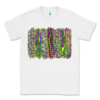 White mardi gras brush stroke Classic Tee - RanaPortraitStore