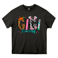 Asphalt gigi bunny Heavy Core Tee - CowhideDigitalArt