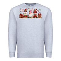Heather Grey Christmas Gnomes Premium Sweatshirt - Artiststas