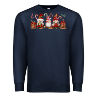 Navy Christmas Gnomes Premium Sweatshirt - Artiststas