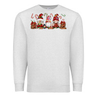 Oatmeal Heather Christmas Gnomes Premium Sweatshirt - Artiststas