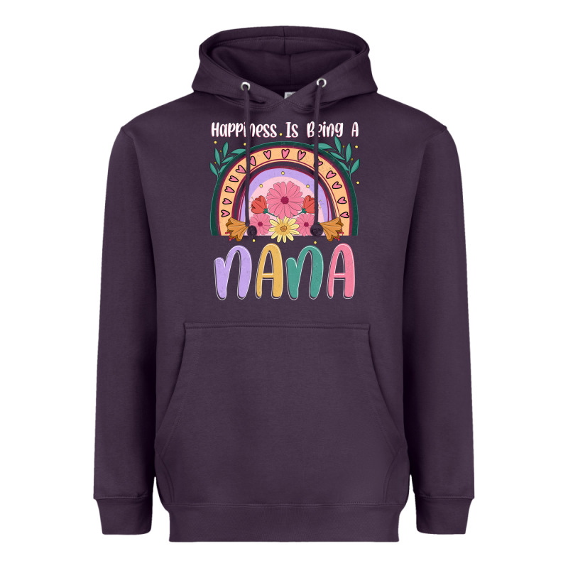 Happiness Is Being A Nana Heavyweight Hoodie by JahusDesignShop | Teevron