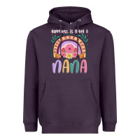 Plum happiness is being a nana Heavyweight Hoodie - JahusDesignShop