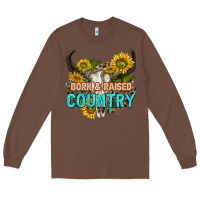 Chestnut born and raised country tbw Long Sleeve Tee - texasbilliewilder