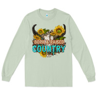 Matcha born and raised country tbw Long Sleeve Tee - texasbilliewilder