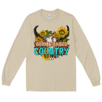 Mushroom born and raised country tbw Long Sleeve Tee - texasbilliewilder