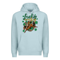Blue Mist lucky cowboy Premium Hoodie - MaliasSmallBusiness