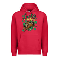 Cardinal lucky cowboy Premium Hoodie - MaliasSmallBusiness