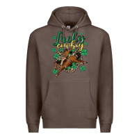 Coffee lucky cowboy Premium Hoodie - MaliasSmallBusiness