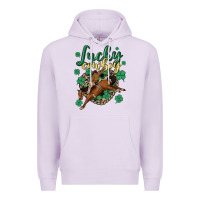 Lilac lucky cowboy Premium Hoodie - MaliasSmallBusiness