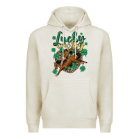 Oatmeal Heather lucky cowboy Premium Hoodie - MaliasSmallBusiness