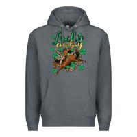 Rock lucky cowboy Premium Hoodie - MaliasSmallBusiness