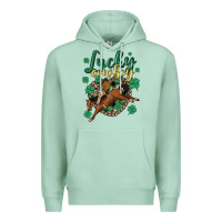 Seafoam lucky cowboy Premium Hoodie - MaliasSmallBusiness