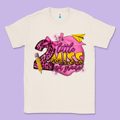 Little Miss 2nd Grade Classic Tee Designed By Texasbilliewilder