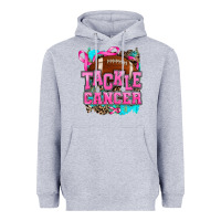 Heather Grey tackle cancer Heavyweight Hoodie - AdoDesignShop
