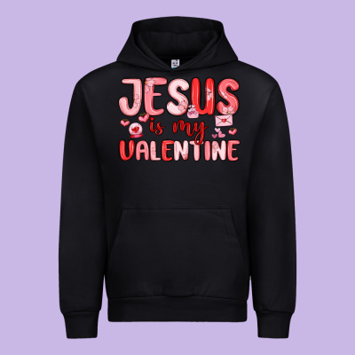Jesus Is My Valentine Urban Hoodie Designed By Maliassmallbusiness