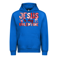Cobalt jesus is my valentine Urban Hoodie - MaliasSmallBusiness
