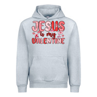 Heather Grey jesus is my valentine Urban Hoodie - MaliasSmallBusiness